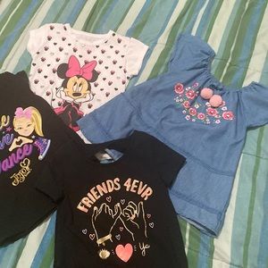 Four size 6 girls tops condition like new.